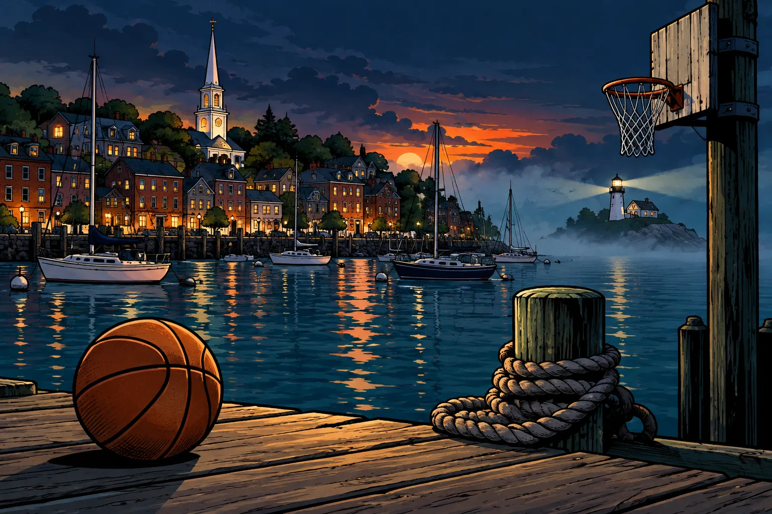 AI-illustratie bij Boston Celtics