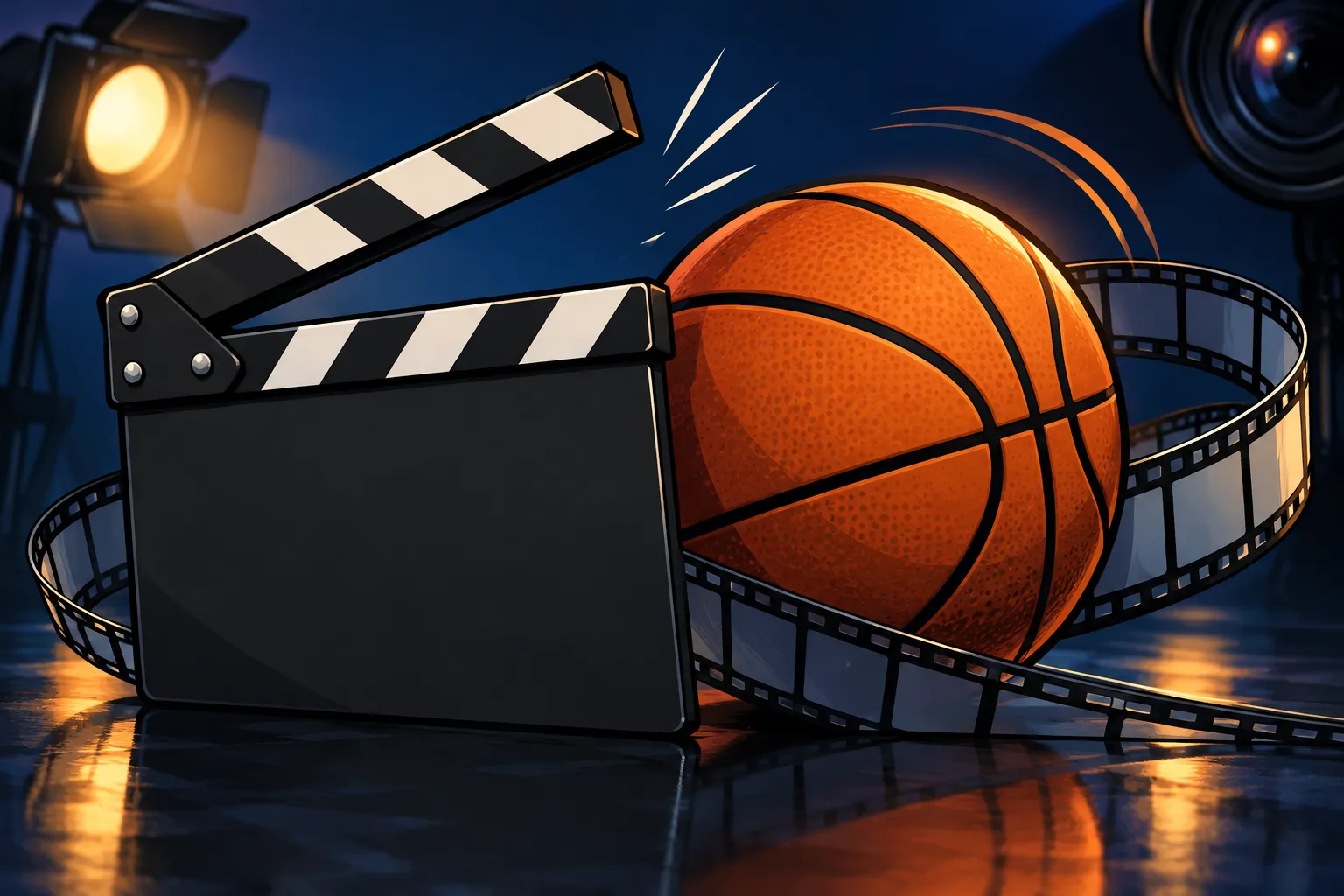 AI-illustratie bij NBA-clips en highlights