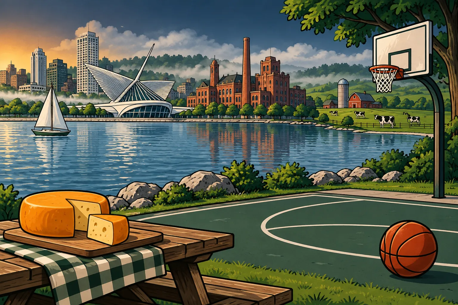 AI-illustratie bij Milwaukee Bucks