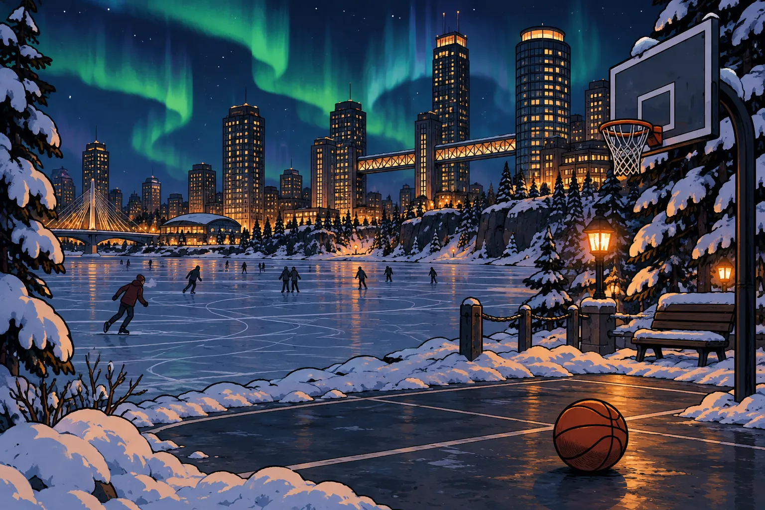 AI-illustratie bij Minnesota Timberwolves