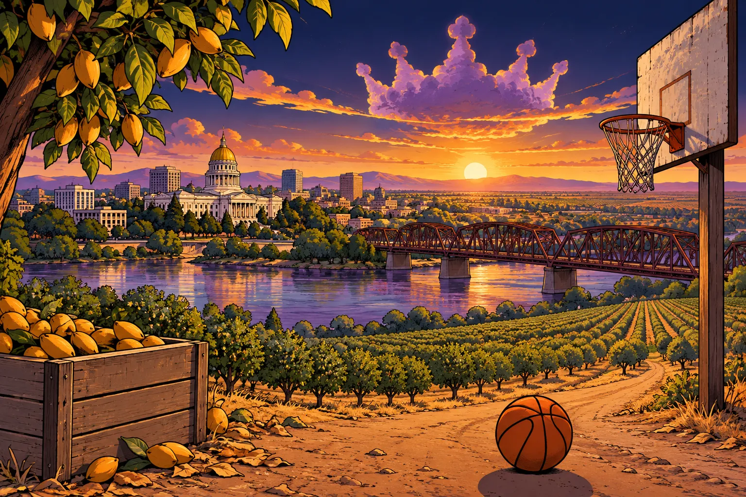 AI-illustratie bij Sacramento Kings