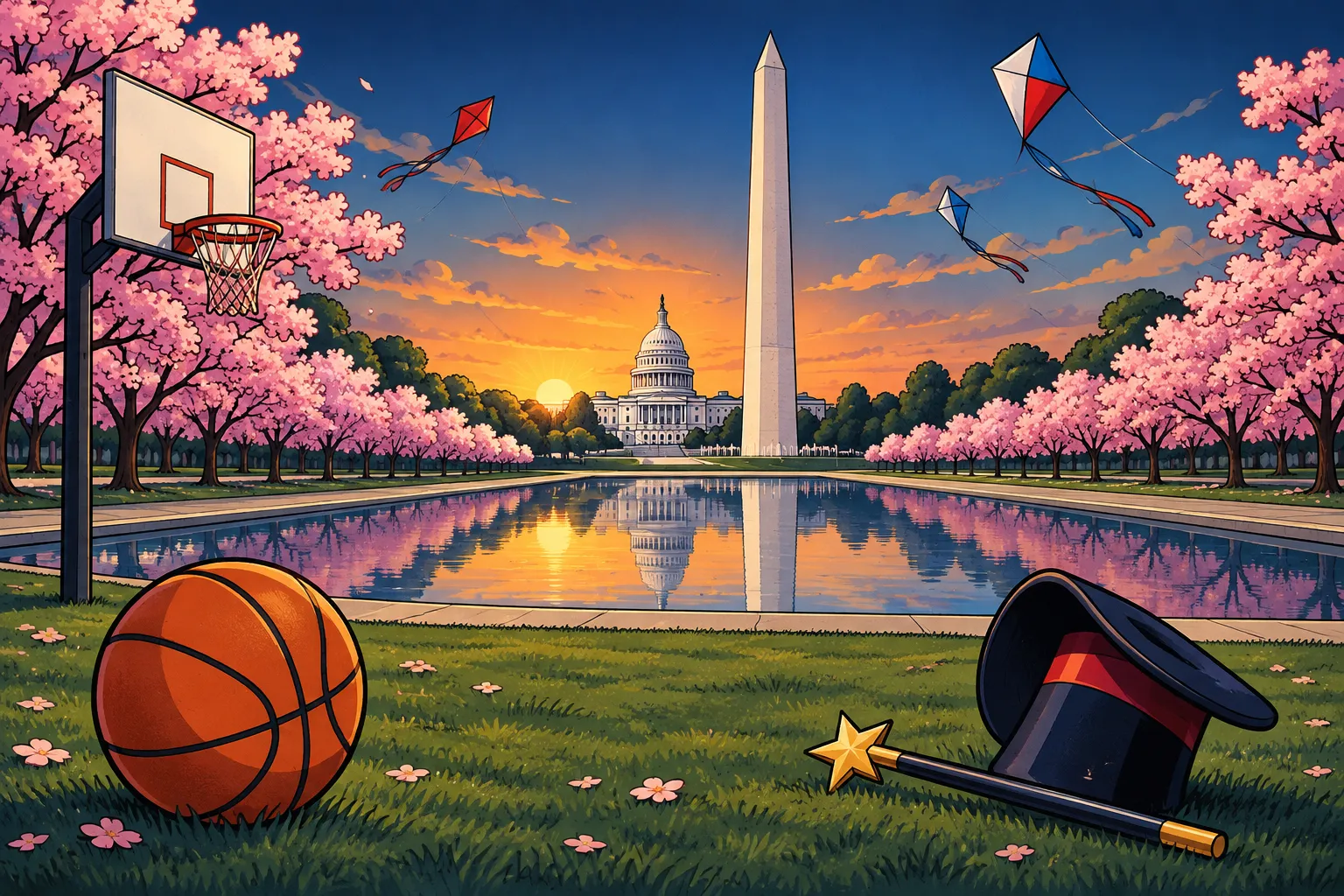 AI-illustratie bij Washington Wizards